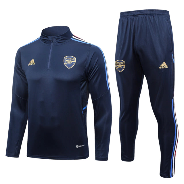 Conjunto Arsenal 23/24 - Masculino - Azul - Manto Elegante