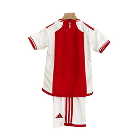 Conjunto Infantil Ajax I (Home) 23/24 - Vermelho - Manto Elegante