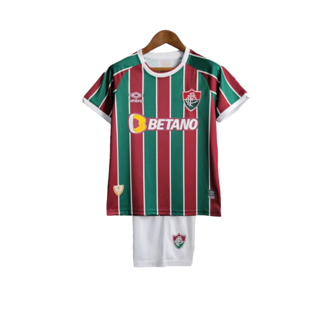 Conjunto Infantil Fluminense I 23/24 - Tricolor - Manto Elegante