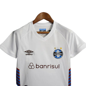 Conjunto Infantil Grêmio II 23/24 - Branco - Manto Elegante