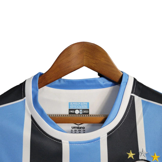 Conjunto Infantil Grêmio I 23/24 - Azul - Manto Elegante