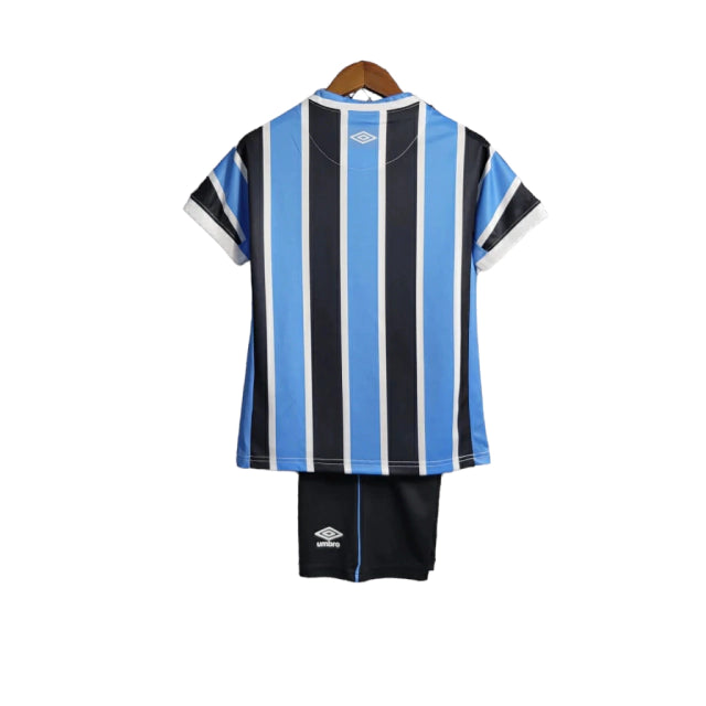 Conjunto Infantil Grêmio I 23/24 - Azul - Manto Elegante