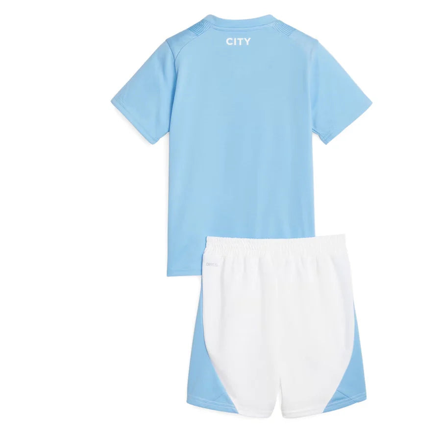 Conjunto Infantil Manchester City I (Home) 23/24 - Azul