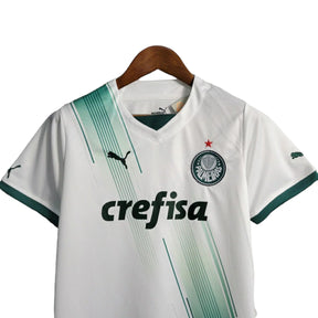 Conjunto Infantil Palmeiras II 23/24 - Branco - Manto Elegante