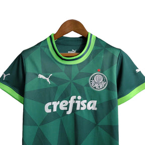 Conjunto Infantil Palmeiras I 23/24 - Verde - Manto Elegante