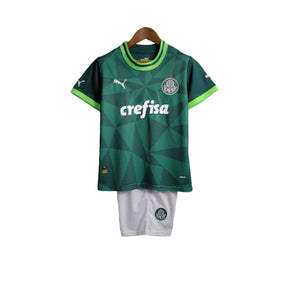 Conjunto Infantil Palmeiras I 23/24 - Verde - Manto Elegante