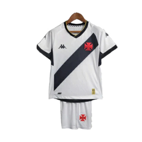 Conjunto Infantil Vasco da Gama II 23/24 - Branco - Manto Elegante