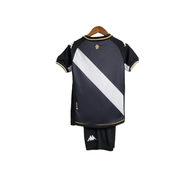 Conjunto Infantil Vasco da Gama I 23/24 - Preto - Manto Elegante