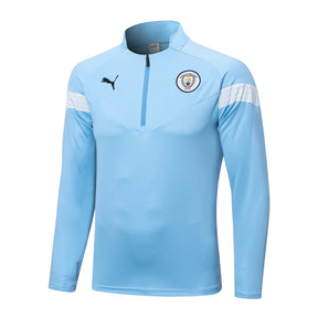 Conjunto Manchester City 23/24 - Masculino - Azul - Manto Elegante