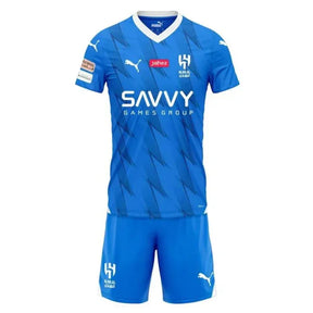 Conjunto Infantil Al-Hilal I (Home) 23/24 - Azul