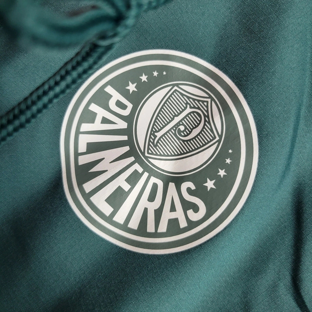 Jaqueta Corta-Vento Palmeiras 23/24 - Masculina - Verde e Branco - Manto Elegante