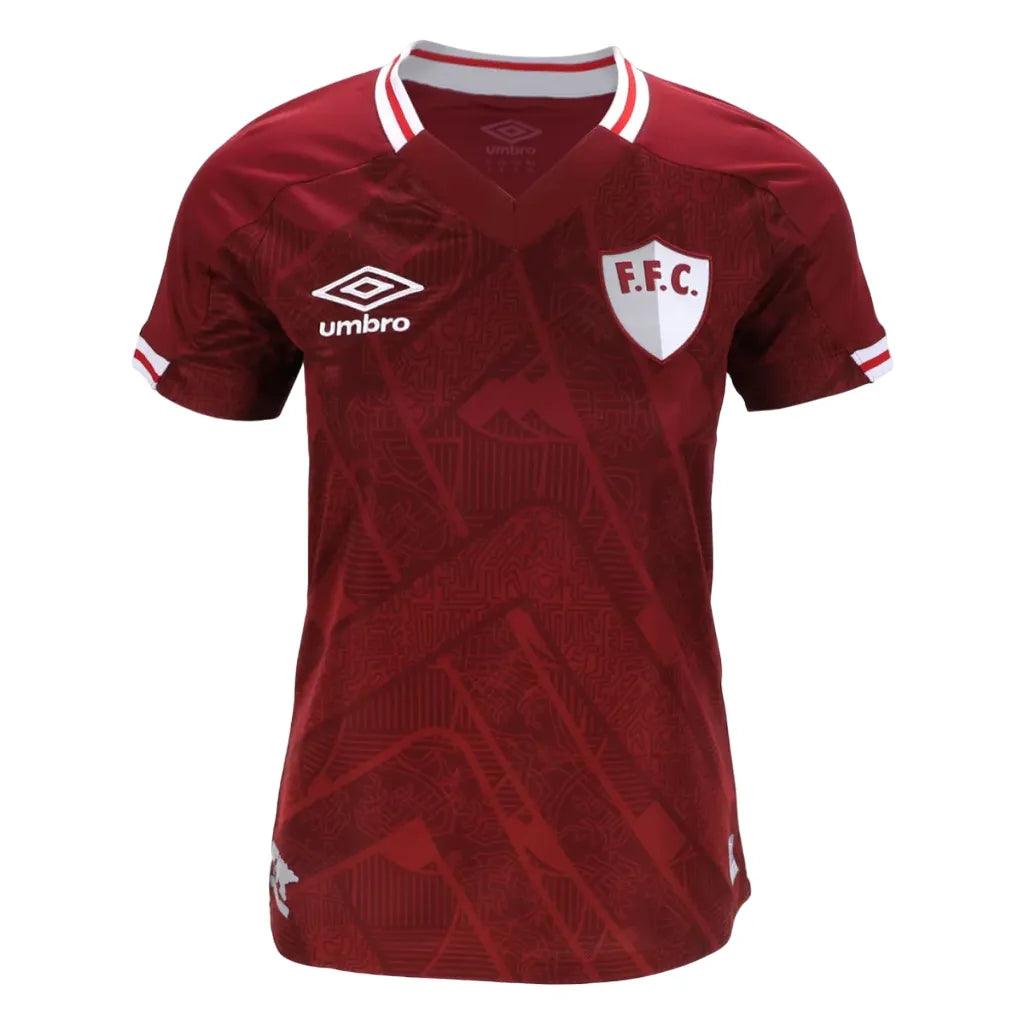 Camisa Fluminense III 22/23 - Torcedor Feminina - Vinho - Manto Elegante