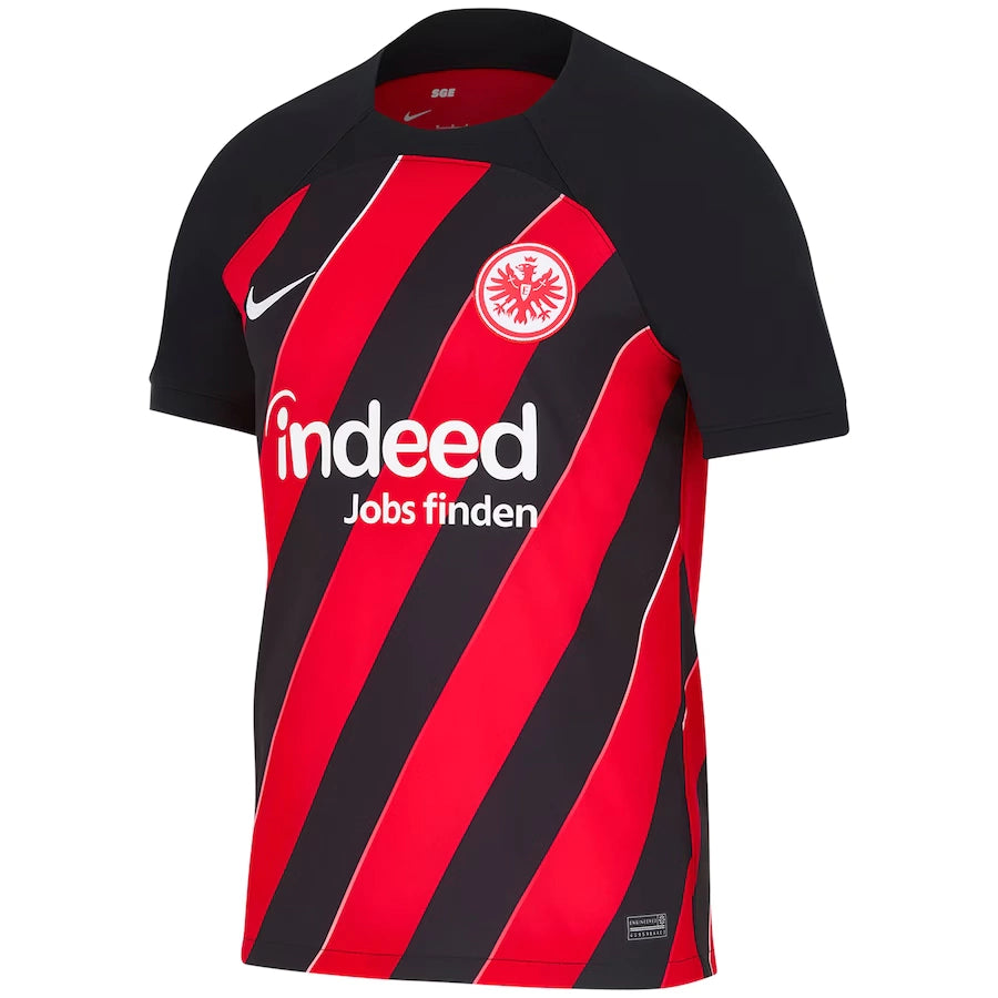 Camisa Frankfurt I (Home) 23/24 - Torcedor Masculina - Vermelho e Preto - Manto Elegante