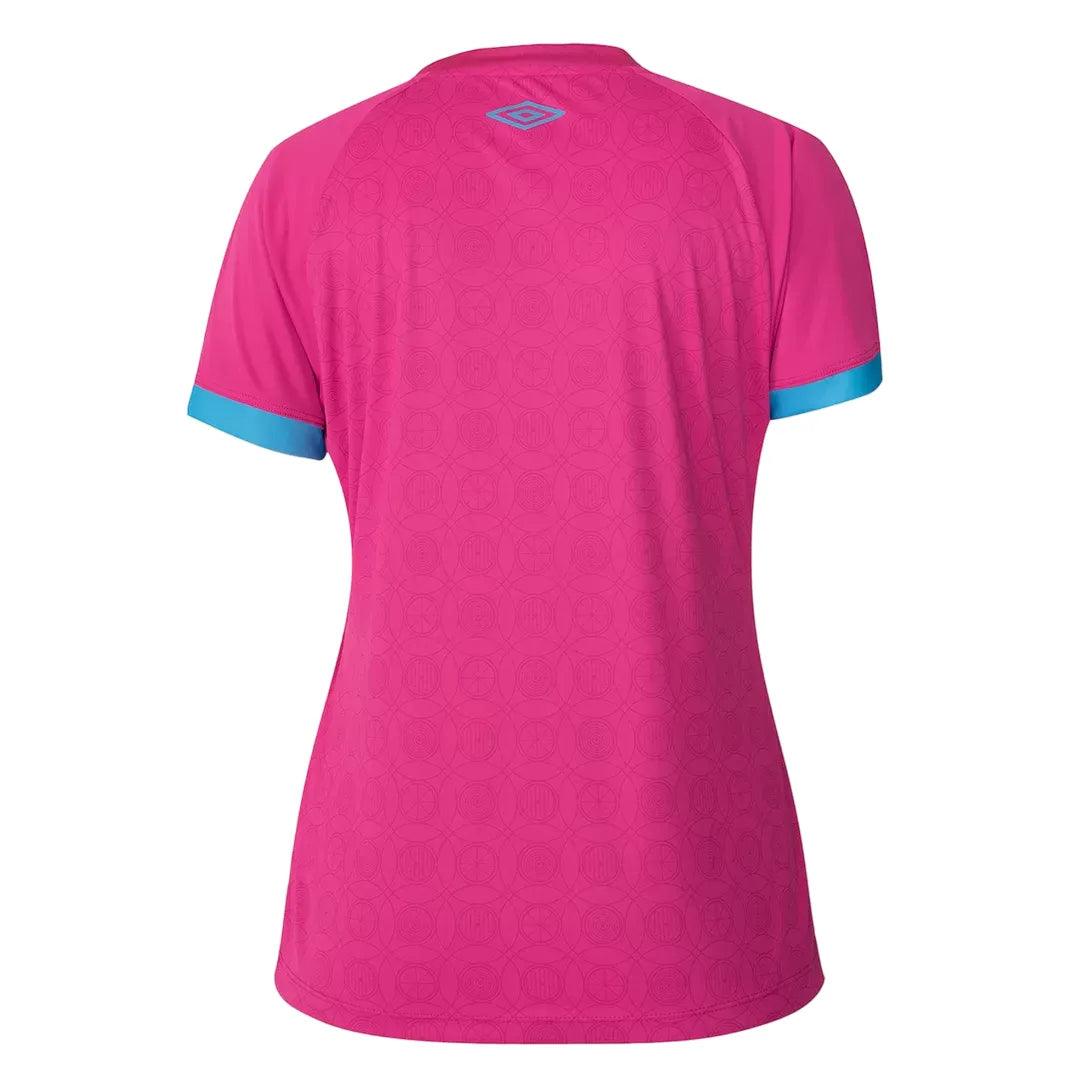 Camisa Grêmio Outubro Rosa 23/24 - Torcedor Feminina - Rosa - Manto Elegante