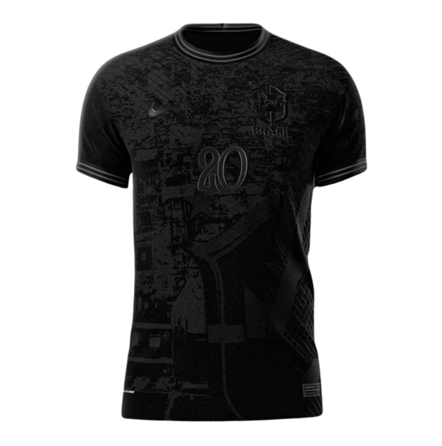 Camisa do Brasil Edição Especial 22/23 - Torcedor Masculina - All Black - Manto Elegante