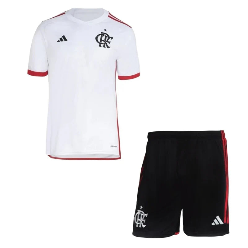 Conjunto Infantil Flamengo II 24/25 - Branco