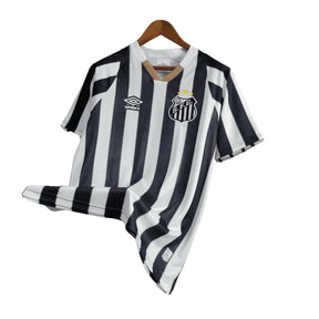 Camisa Santos II 24/25 - Torcedor Masculina - Preto e Branco