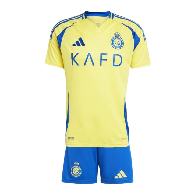 Pronta-Entrega - Conjunto Infantil Al Nassr Home 2024