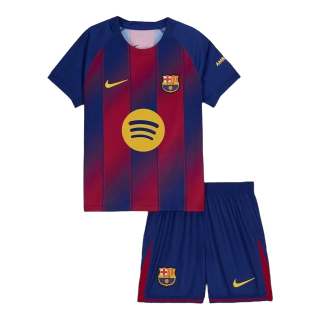Pronta-Entrega - Conjunto Infantil Barcelona Home 2025