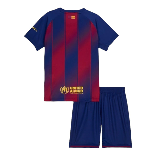 Pronta-Entrega - Conjunto Infantil Barcelona Home 2025