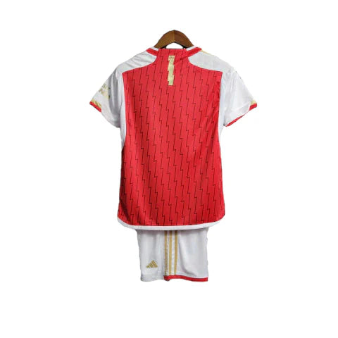 Conjunto Infantil Arsenal I (Home) 23/24 - Vermelho