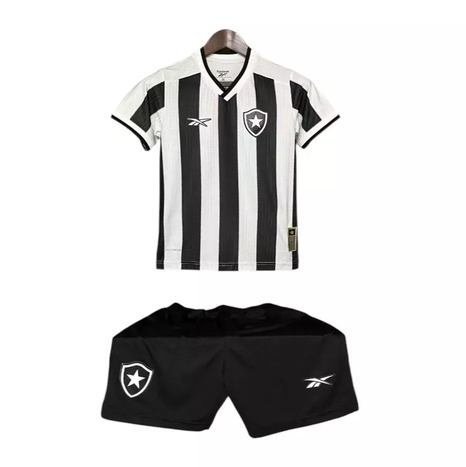 Conjunto Infantil Botafogo I 24/25 - Preto e Branco