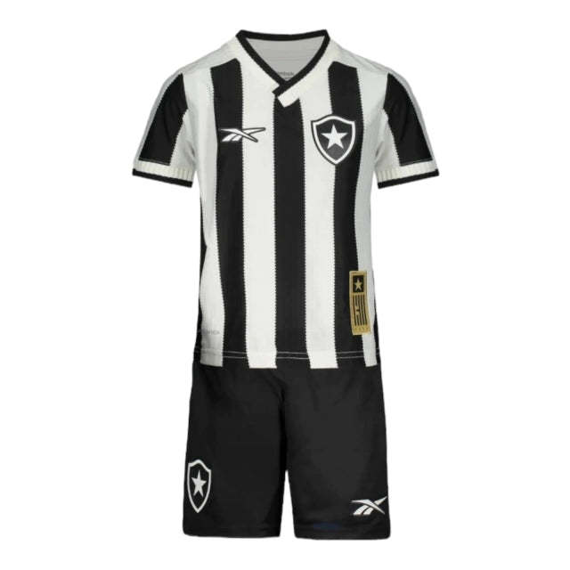 Conjunto Infantil Botafogo I 24/25 - Preto e Branco