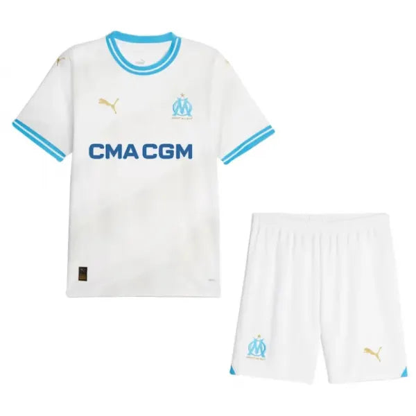 Conjunto Infantil Olympique de Marseille I (Home) 23/24 - Branco