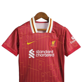 Conjunto Infantil Liverpool I (Home) 24/25 - Vermelho