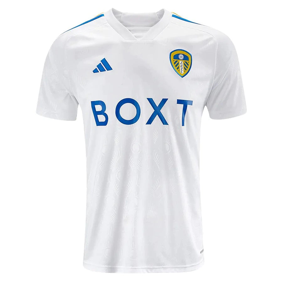 Camisa Leeds United I (Home) 23/24 - Torcedor Masculina - Branco - Manto Elegante