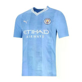 Camisa Manchester City I (Home) 23/24 - Torcedor Masculina - Azul - Manto Elegante