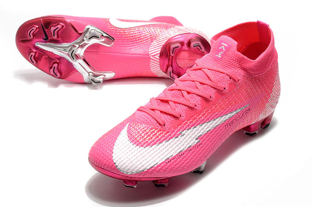 Chuteira de Campo Nike Mercurial Superfly 7 Elite Mbappé Rosa - Manto Elegante