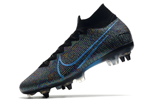 Chuteira de Campo Nike Mercurial Superfly 7 FG Elite Unissex Wavelength Pack - Manto Elegante