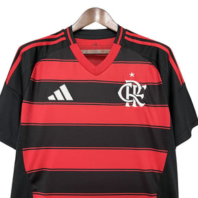 Camisa Flamengo I 25/26 - Torcedor Masculina - Vermelho e Preto