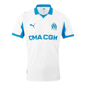 Camisa Olympique Marseille I (Home) 25/26 - Torcedor Masculina - Branco