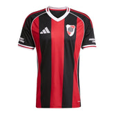 Camisa River Plate II (Away) 25/26 - Torcedor Masculina - Preto e Vermelho