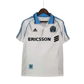 Camisa Retrô Marseille I (Home) 1998 - Torcedor Masculina - Branco - Manto Elegante