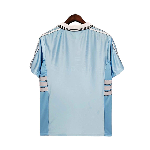 Camisa Retrô Marseille II (Away) 1998 - Torcedor Masculina - Azul