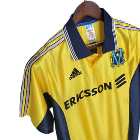 Camisa Retrô Marseille III (Third) 1998 - Torcedor Masculina - Amarelo