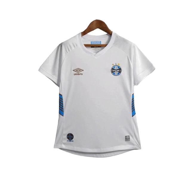 Camisa Grêmio II 23/24 - Torcedor Feminina - Branco - Manto Elegante