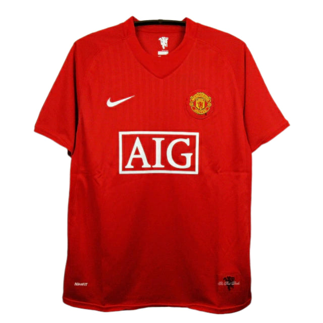 Camisa Retrô Manchester United I (Home) 2008 - Torcedor Masculina - Vermelho