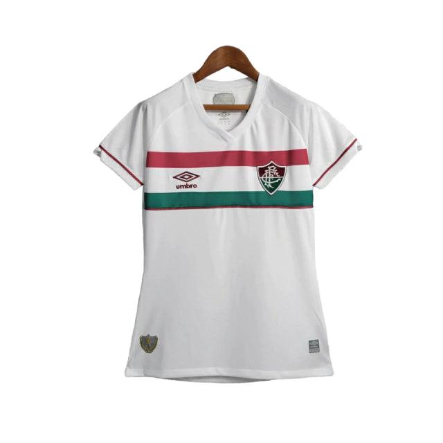 Camisa Fluminense II 23/24 - Torcedor Feminina - Branco - Manto Elegante