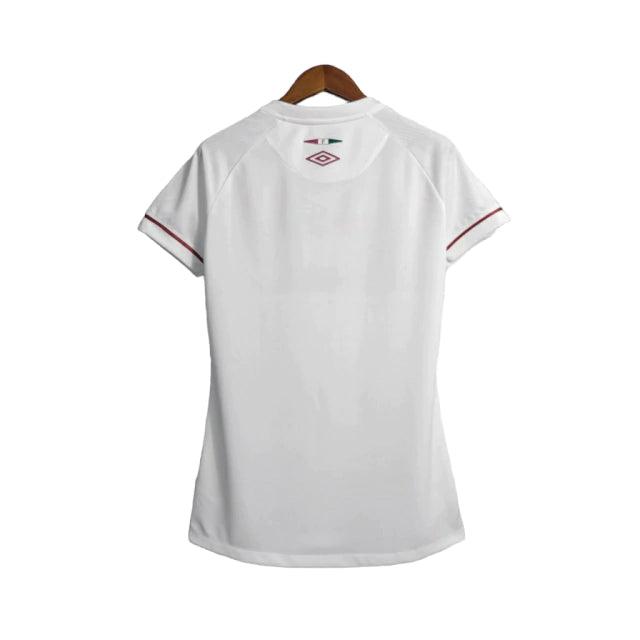 Camisa Fluminense II 23/24 - Torcedor Feminina - Branco - Manto Elegante