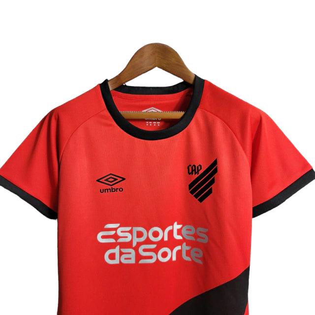 Camisa Athletico Paranaense I 23/24 - Torcedor Feminina - Vermelho - Manto Elegante