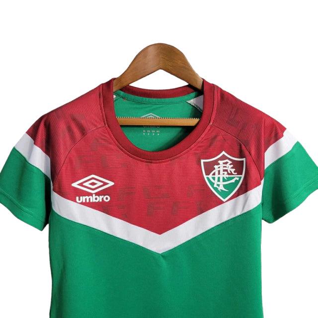 Camisa de Treino Fluminense 23/24 - Torcedor Feminina - Verde - Manto Elegante