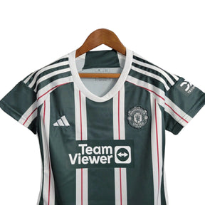 Camisa Manchester United II (Away) 23/24 - Torcedor Feminina - Verde - Manto Elegante