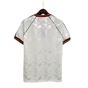 Camisa Retrô Manchester United III (Third) 1998 - Torcedor Masculina - Branco