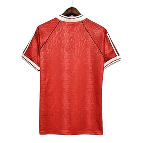 Camisa Retrô Manchester United I (Home) 1990 - Torcedor Masculina - Vermelho - Manto Elegante