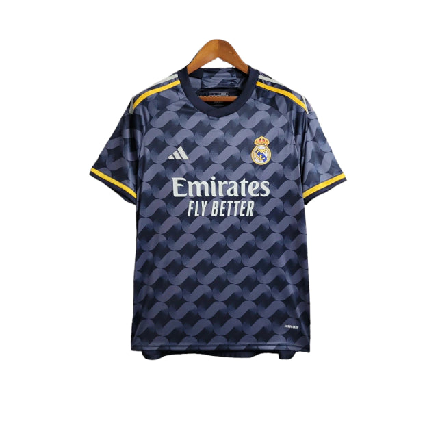 Camisa Real Madrid II (Away) 23/24 - Torcedor Masculina - Cinza - Manto Elegante