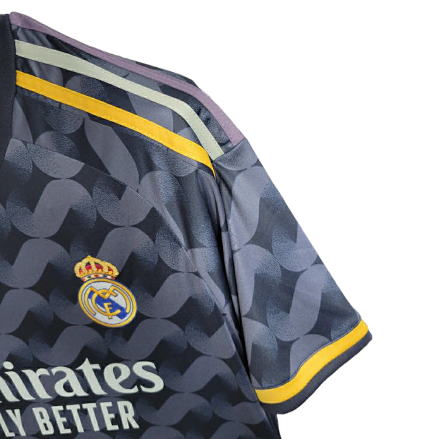 Camisa Real Madrid II (Away) 23/24 - Torcedor Masculina - Cinza - Manto Elegante